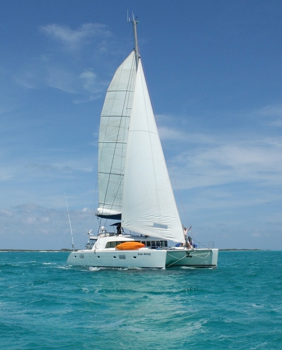 Kiwi Pryde Crewed Catamaran Charter Exumas View Availability